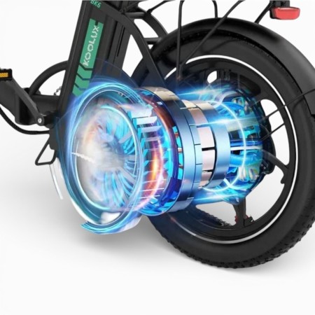 Bicicleta eléctrica plegable Koolux BK6S 250W 48V