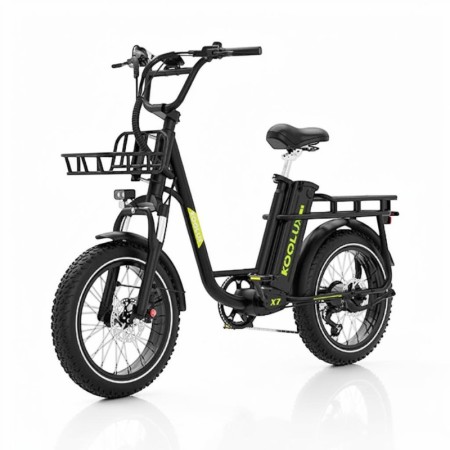 KOOLUX X7 bicicleta eléctrica 250W 48V 25Ah ruedas fat 20” con frenos hidráulicos