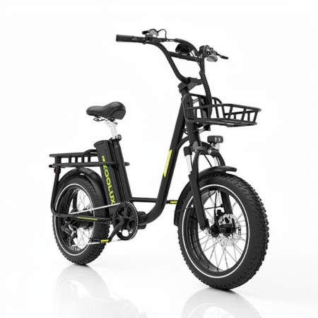 KOOLUX X7 bicicleta eléctrica 250W 48V 25Ah ruedas fat 20” con frenos hidráulicos 2