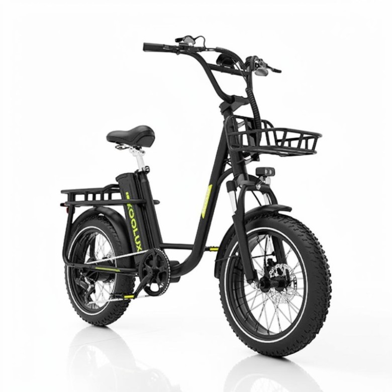 KOOLUX X7 bicicleta eléctrica 250W 48V 25Ah ruedas fat 20” con frenos hidráulicos