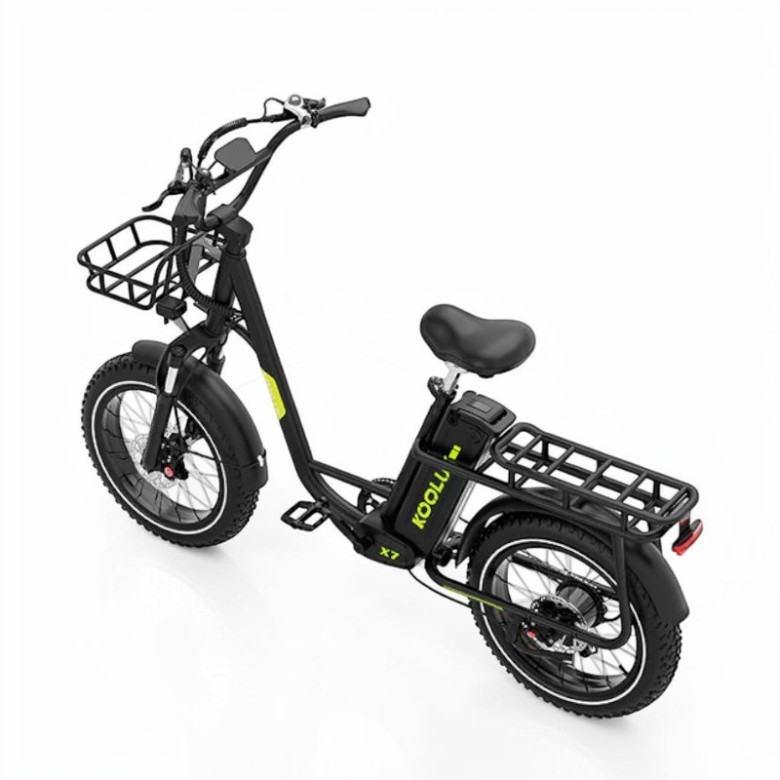 KOOLUX X7 bicicleta eléctrica 250W 48V 25Ah ruedas fat 20” con frenos hidráulicos