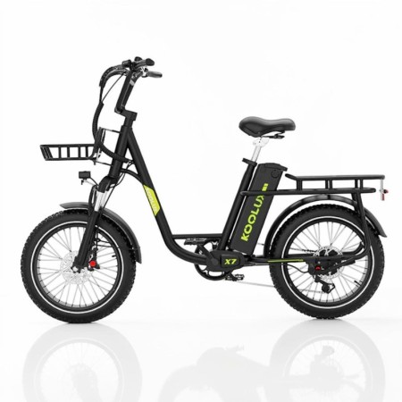 KOOLUX X7 bicicleta eléctrica 250W 48V 25Ah ruedas fat 20” con frenos hidráulicos