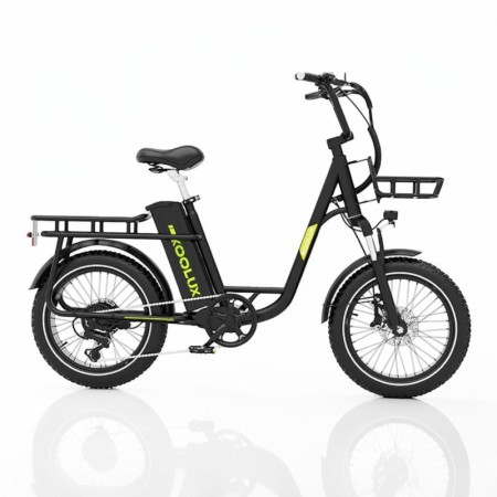 KOOLUX X7 bicicleta eléctrica 250W 48V 25Ah ruedas fat 20” con frenos hidráulicos