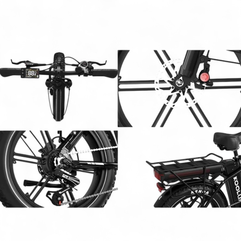 Bicicleta eléctrica KOOLUX X11 DOBLE BATERÍA 48V 11,7AH- KOOLUX.ES