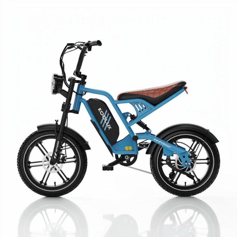 KOOLUX X9 Mini bicicleta eléctrica 250W 48V 13Ah Ruedas FAT 16”