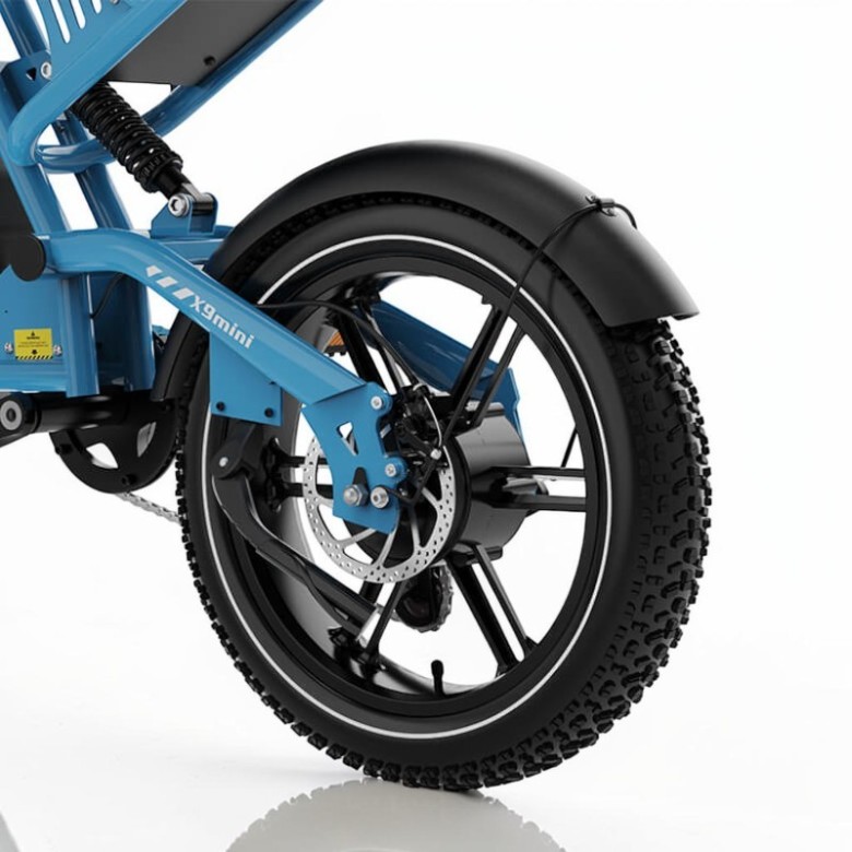 KOOLUX X9 Mini bicicleta eléctrica 250W 48V 13Ah Ruedas FAT 16”