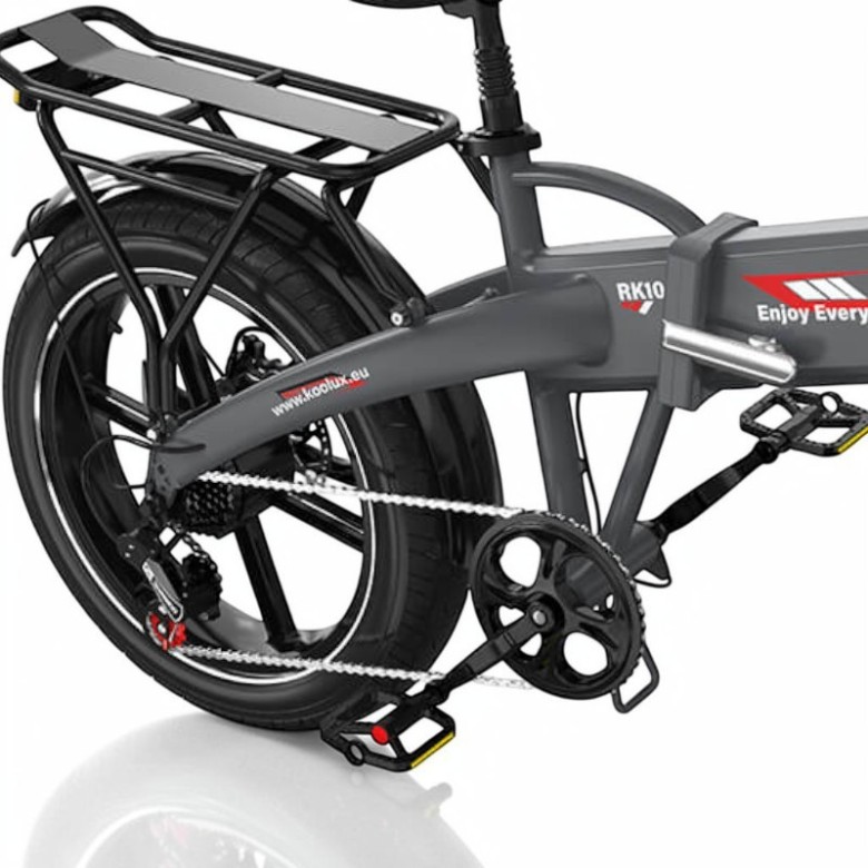 KOOLUX RK10 bicicleta eléctrica 250W 48V 13Ah ruedas FAT 20” con frenos hidráulicos
