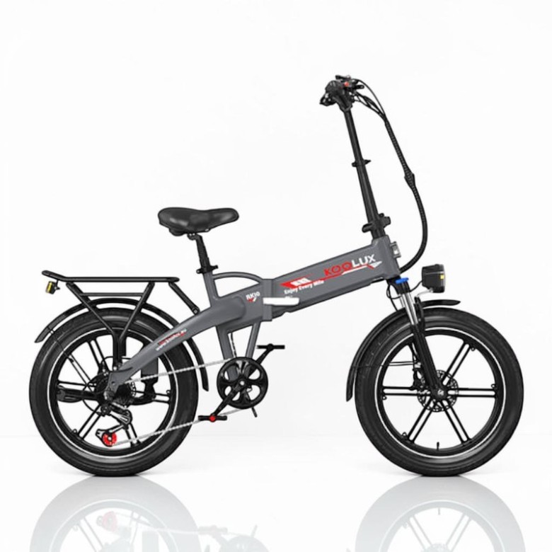 KOOLUX RK10 bicicleta eléctrica 250W 48V 13Ah ruedas FAT 20” con frenos hidráulicos