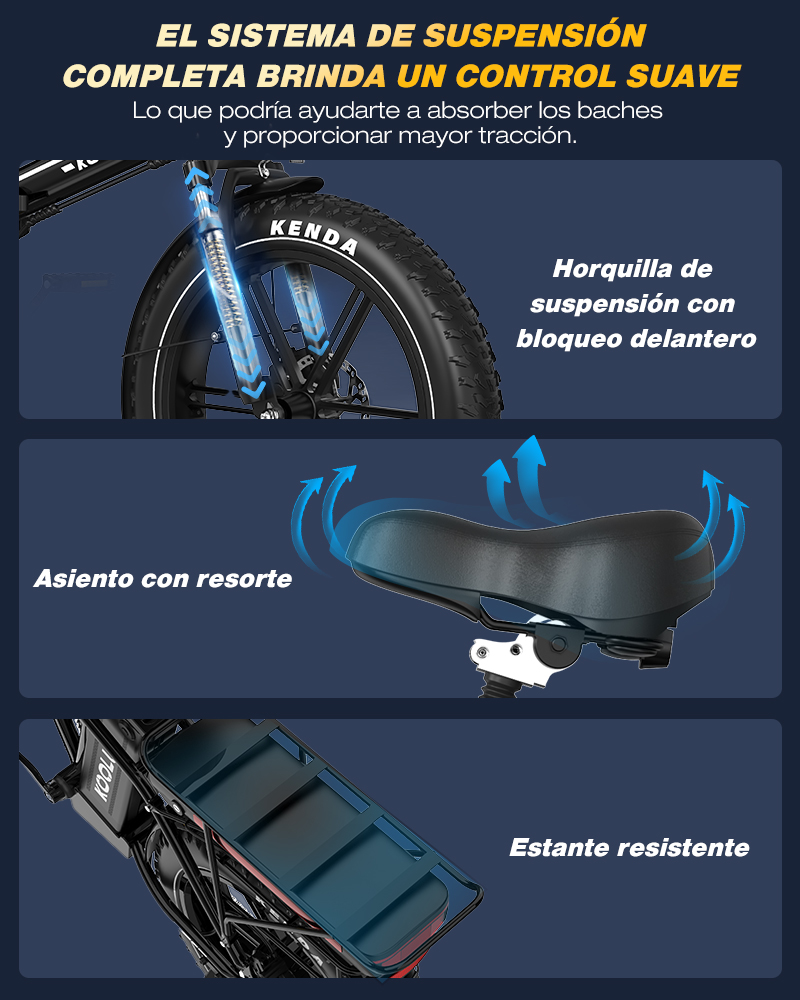Bicicleta eléctrica KOOLUX X11 250W DOBLE BATERÍA 48V 11,7AH