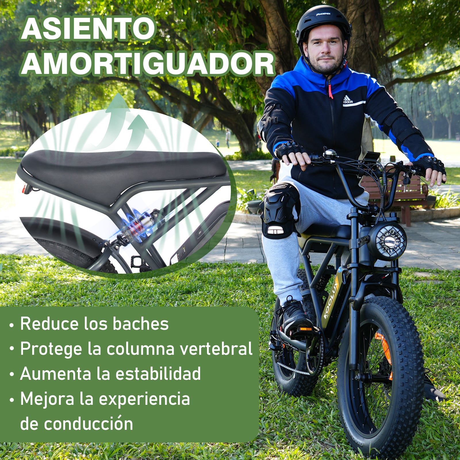 Bicicleta Eléctrica Koolux BK29 250W 48V/15Ah 20"